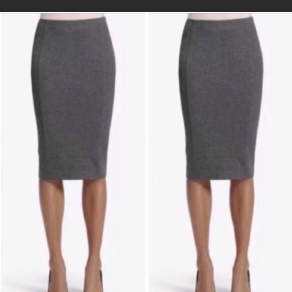 Cabi Black Seamed Pencil Skirt Size 6 NWT